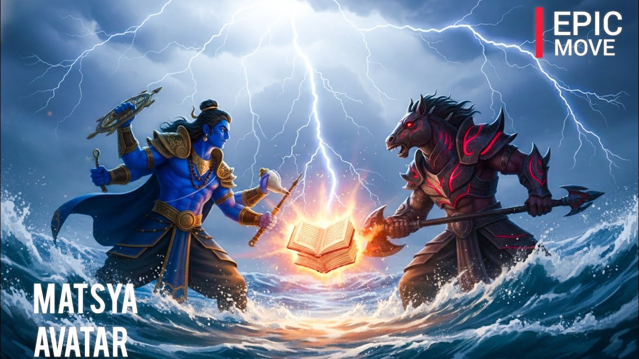 Lord Vishnu's Matsya Avatar: The First Incarnation | Al Animated Movie