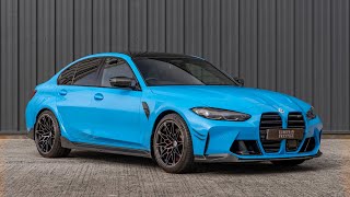 2022 Bmw G80 M3 Competition  M Individual Riviera Blue  Walkaround 4k
