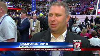 Finding the lighter side of the Republican National Convention