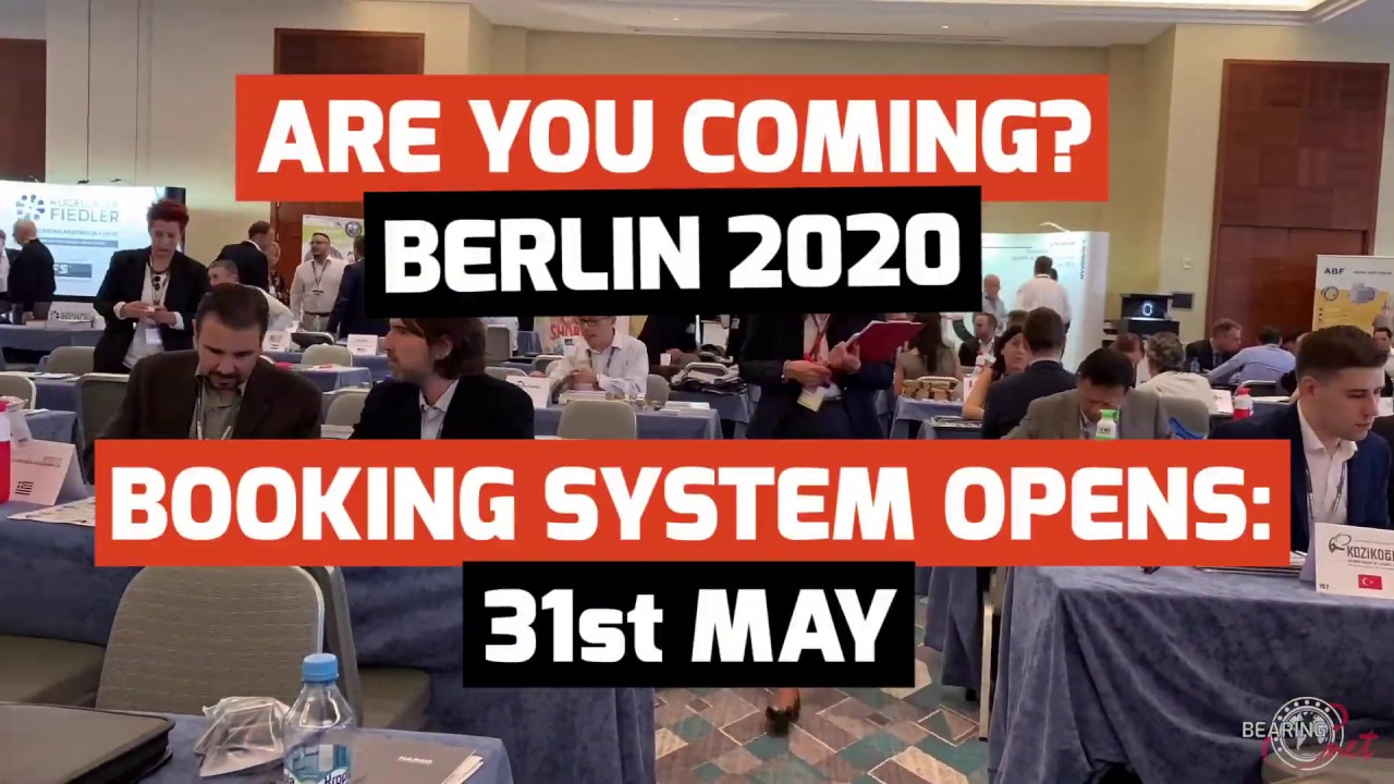 BearingNet is coming to Berlin! 12-14 March 2020