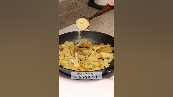 초간단 밑반찬 "황태채 간장볶음"