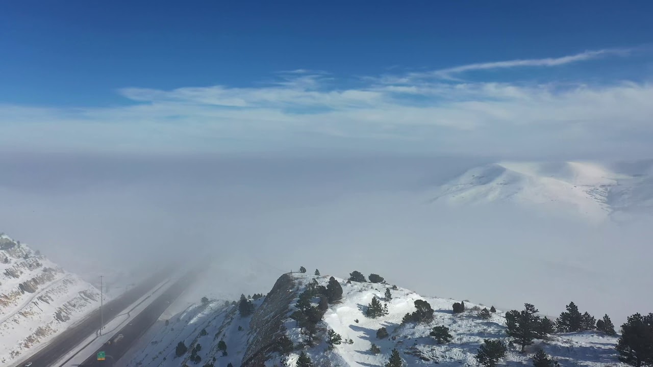 EXTREME INVERSION intercepting by drone in the Colorado Foothills!