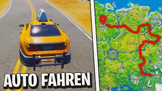 Fahre mit einem Auto von Retail Row nach Pleasant Park in unter 4 Minuten  Fortnite Woche 8 | Detu