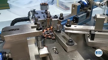 #Automtaic stator rolling up machine is Linear type stator core rolling machine. #PLC #BLDC