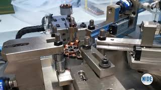 #Automtaic stator rolling up machine is Linear type stator core rolling machine. #PLC #BLDC