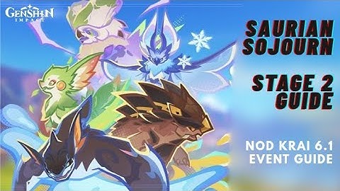 Saurian Sojourn Event - Stage 2: Climbing Up Precipitous Cliffs Guide | Genshin Impact 6.1 | DxnjiYT