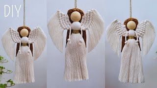 👼DIY ANGEL de MACRAME (paso a paso) | DIY Macrame Angel Step by Step  Tutorial