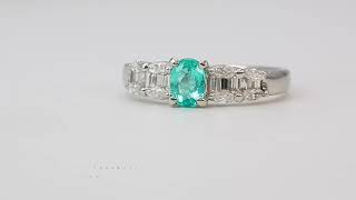 限定1本 PT900 鑑別書付 0.4ct ブラジル産パライバトルマリン 0.45ct