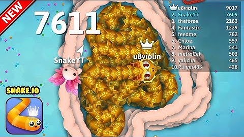 I Trapping Biggest Snake In Snake. Io! Epic Snakeio Gameplay