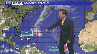 Thursday 5 pm Tropical update: Hurricane Sams remains powerful
