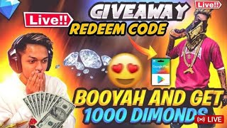 FREE FIRE LIVE CUSTOM ROOM REDEM GIVEAWAY | FF LIVE GIVEAWAY screenshot 5