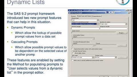 using dynamic lists in sas stored processes for genetic toxicity historical control data