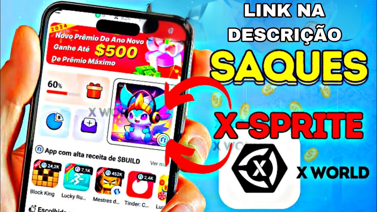 COMO FAZER SAQUES NO APP X-WORLD LINK MA DESCRIÇÃO...