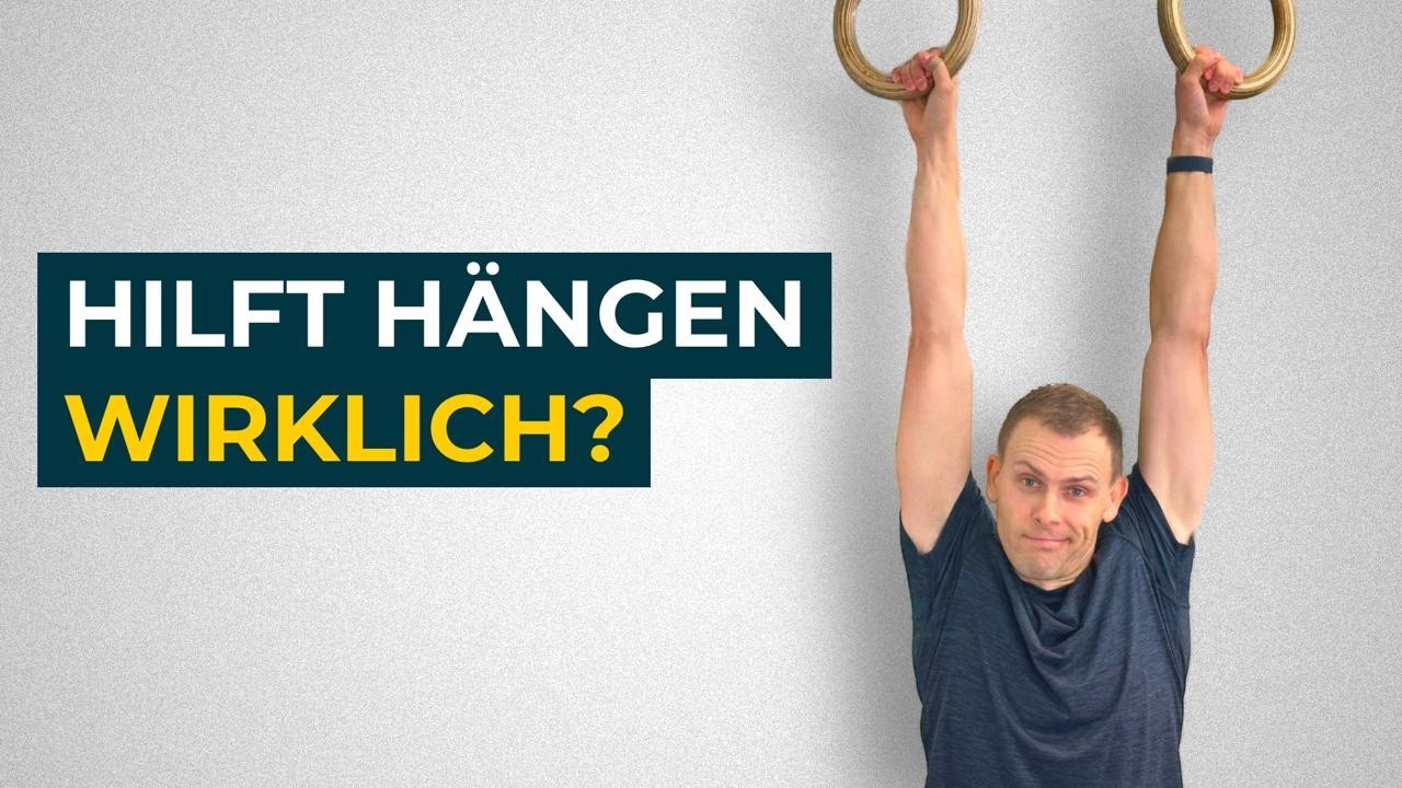 Hängen trainieren bei Schulterschmerzen