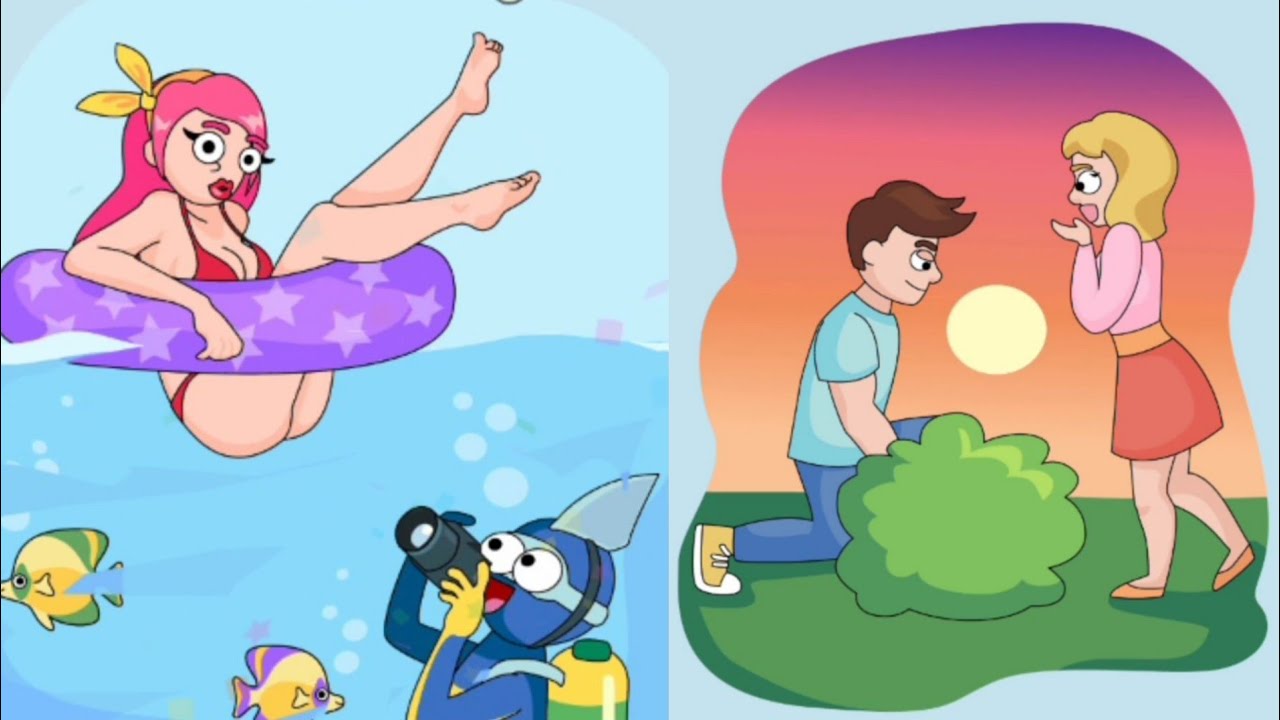 DOP 2 Delete One Part erase puzzle level 51-60