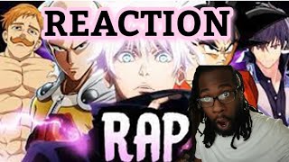 OVERPOWERED ANIME CHARACTER RAP | OP | RUSTAGE [REACTION]