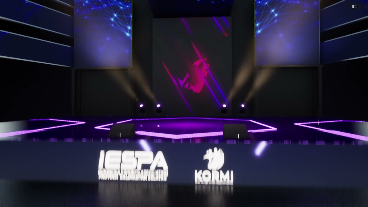E-Sport Virtual Stage | Unreal Engine Virtual Production ft Aximmetry