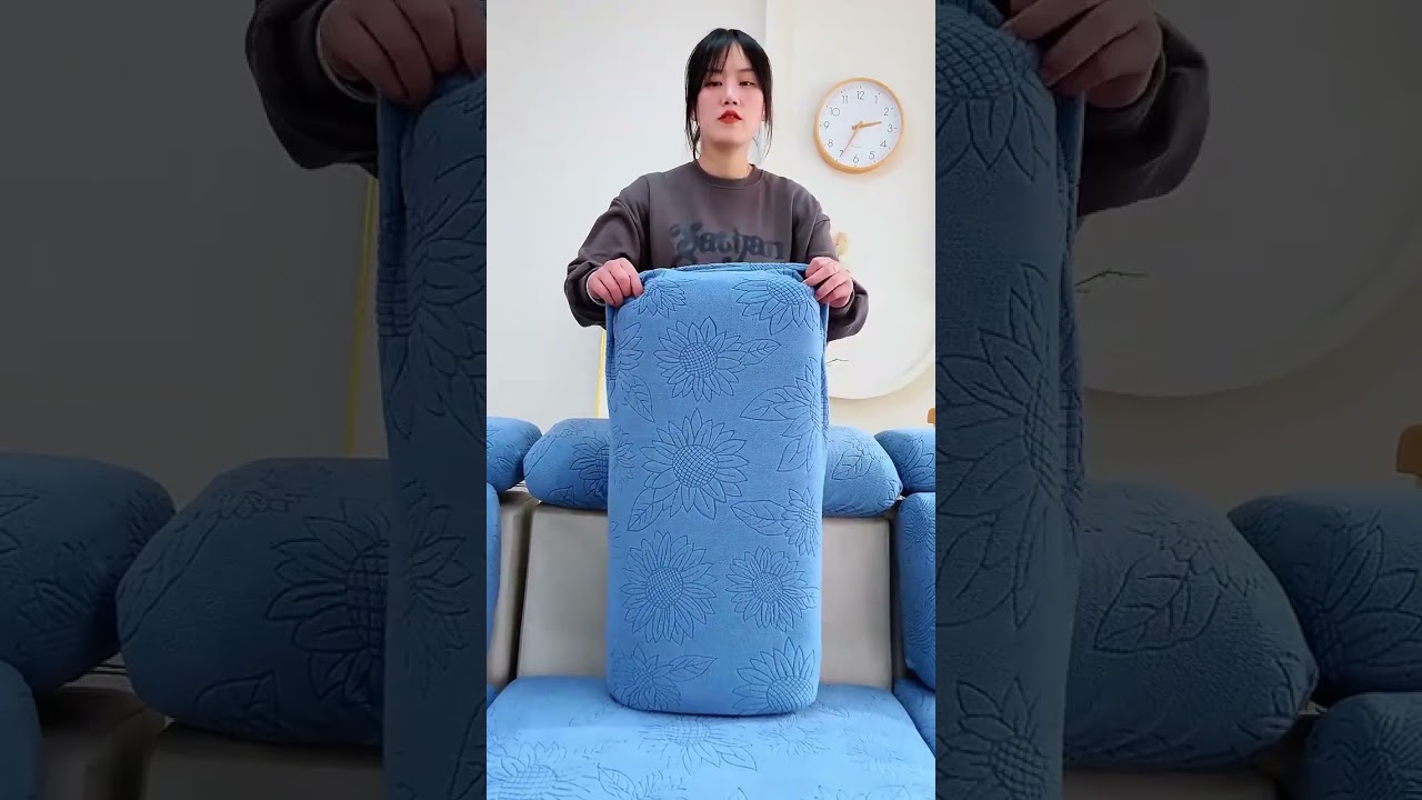 The old sofa becomes a new one! A brand new look