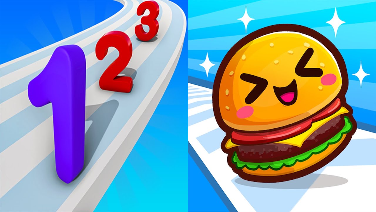 Number Master VS Food Run 🔵🍔🔵 All Levels Gameplay Android, ios (Part 230)