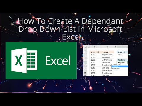 How To Create A Dependent Drop Down List In Microsoft Excel