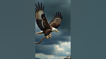 Eagle Hunts Snake, Then Gets Hunted – Epic AI-Generated Wildlife Cinematic #animalart #cuteanimal