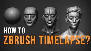 Create a Zbrush sculpt timelapse in minutes | Eyes of Lamia