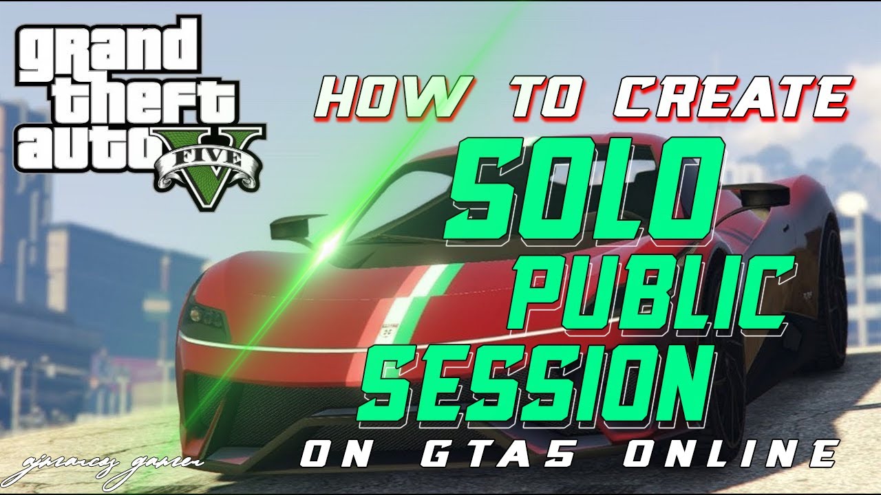 Gta 5 How To Make Private Public Session