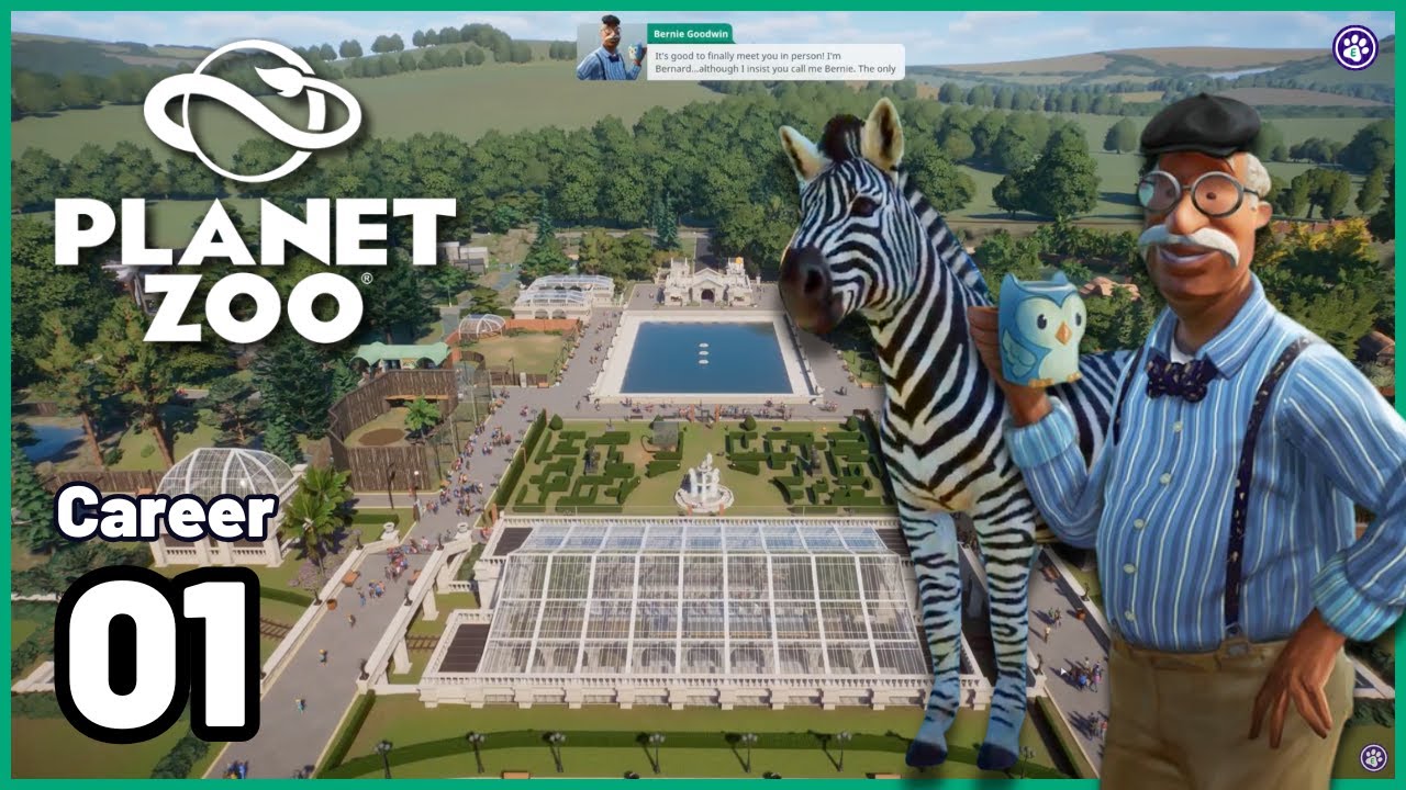 Дом Гудвинов! | Режим карьеры в Planet Zoo (Эпизод 1) | Расслабляющий игровой процесс | Без комме...