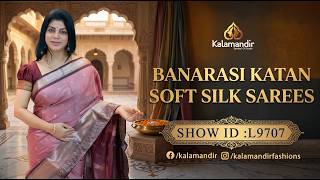 Banarasi Katan Soft Silk Sarees - Flat Price | WhatsApp Number 9852 9852 99 | Kalamandir SareesLIVE screenshot 5