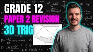 Matric Mathematics NSC Paper 2 November 2018 Memo - Question 7 (3D Trigonometry)