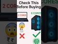 🚨 Don’t get SCAMMED by GHz!🧠 Check CPU cores = 💸 Save cash + 🚀 Better performance#pcbuyingtips