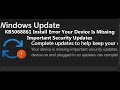 Fix Windows 11 Update KB5068861 Install Error Your Device Is Missing Important Security Updates
