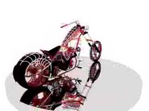 American choppers black widow 3d