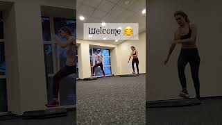 step Aerobic Dance 🩰 #fisioterapi #yoga #dance #fitness