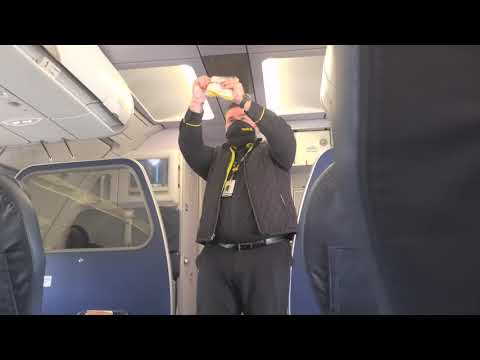 Spirit Airlines Funny Flight Attendant