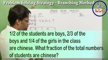 Easy Problem Solving Strategy#4 - Branching Strategy| Singapore Primary 4 to 6 Mathematics