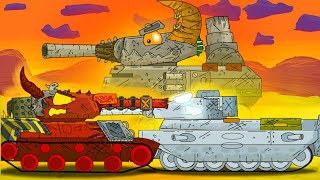 БИТВА ДВУХ МОНСТРОВ: Катастрог V.s Белый тигр - Мультики про танки
