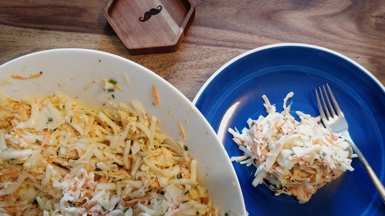 Wie bei KFC: Cole Slaw (Krautsalat) selbstgemacht // Kentucky Fried ...