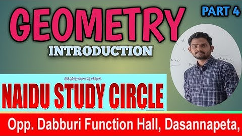 AP TET GEOMETRY PART 4 BY NAIDU SIR @naidustudycirclevzm #aptet #ctet2022 #geometry #transversal