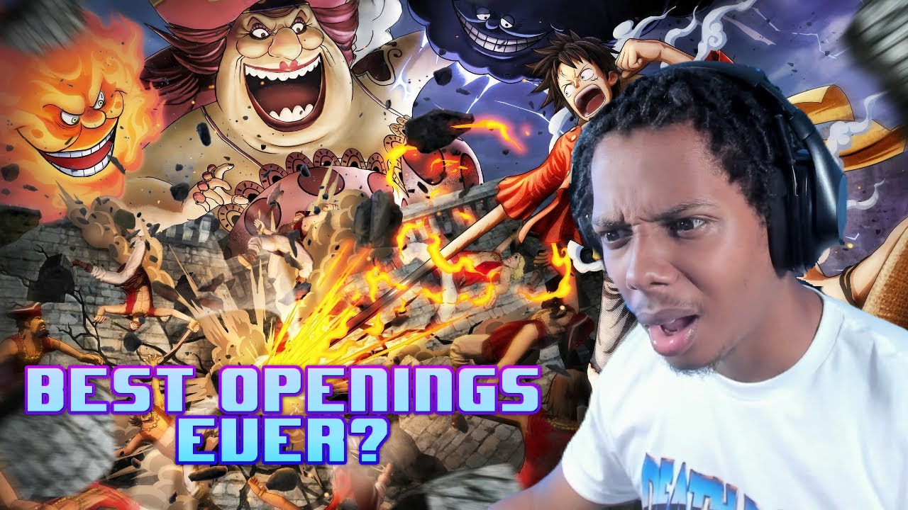Reacting To Every One Piece Opening For The First Time Part 2 - YouTube