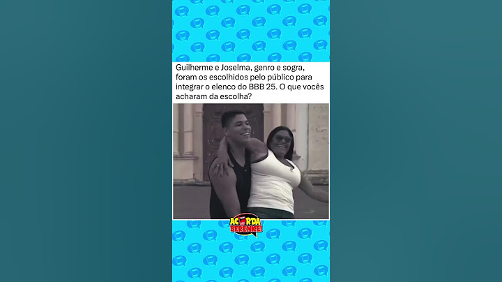 🚨BBB25: Genro e Sogra! Guilherme e Joselma são escolhidos por votação do público e entram no BBB 25