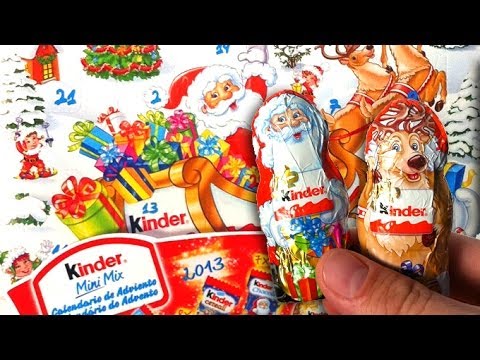 DibusYmas Kinder chocolate Advent countdown calendar by