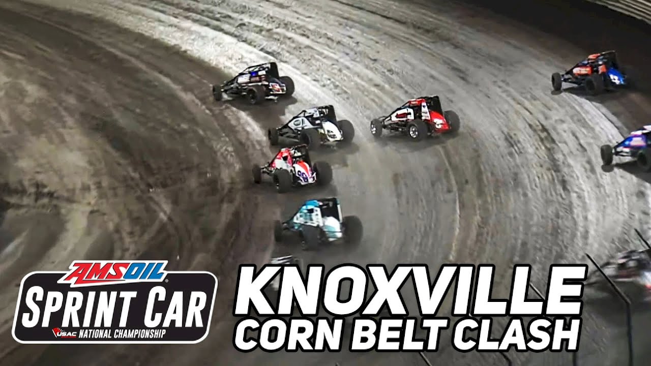 HIGHLIGHTS USAC AMSOIL National Sprint Cars Knoxville Raceway Corn