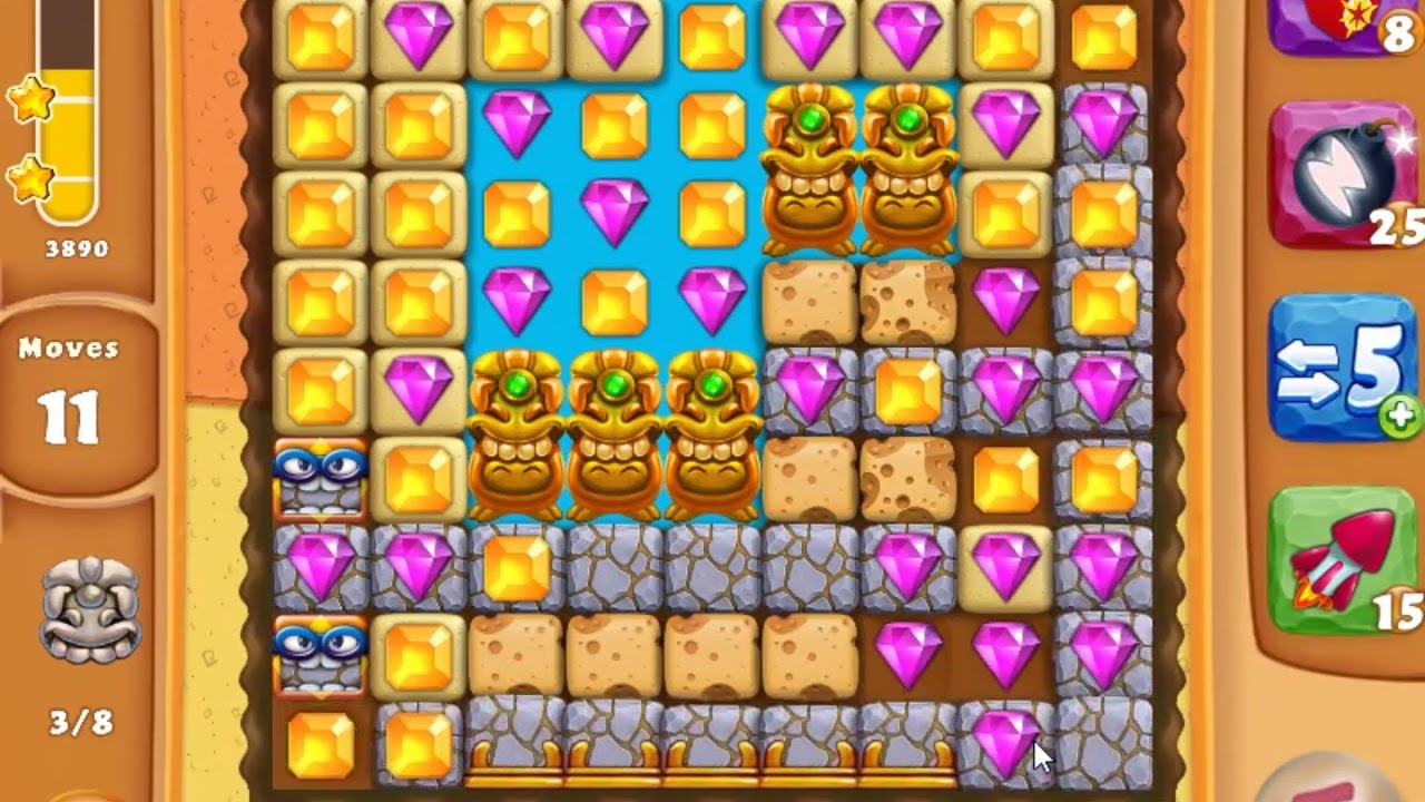 Diamond Digger Saga Level 1715 - NO BOOSTERS | SKILLGAMING ✔️