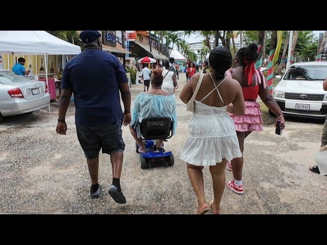 " A Scenic View of Ocho Rios Busyness Cruise Ship!"
