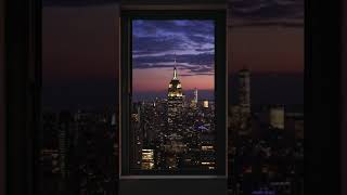 POV: You&#39;re in New York City - Fake Window for Projector/TV - [lofi hip hop/chilled beats playlist]