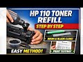 HP 110 Toner Refilling || HOW TO REFILLING HP 110 TONER