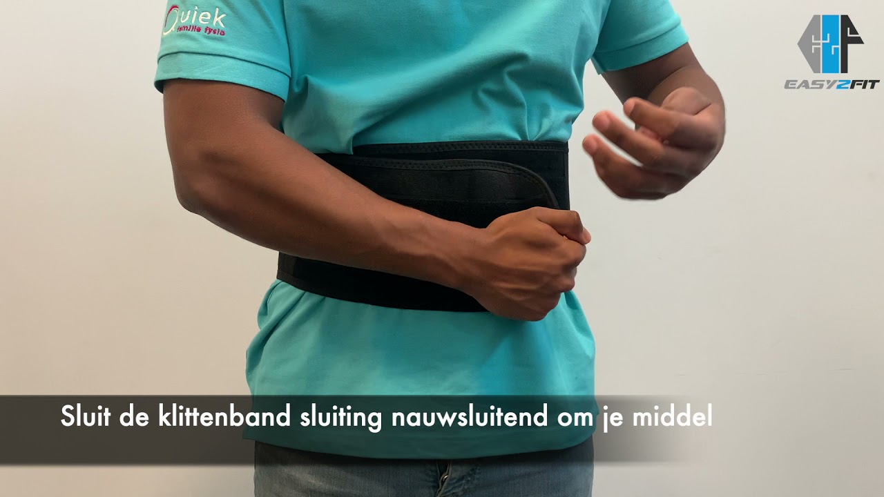 Easy2Fit Rugbrace aanmeetinstructie