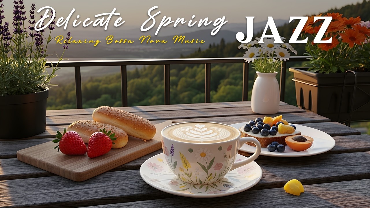 Good Mood Coffee Jazz ☕🎷 Bossa Nova Instrumental 🎶 Café Balcony Ambience 🌤️ for Relax 😌 Inspirat