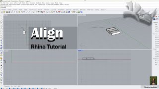Learn a New Rhino Command!.Software Rhino Tutorial on the Align Command by @TitleeMehzabeen